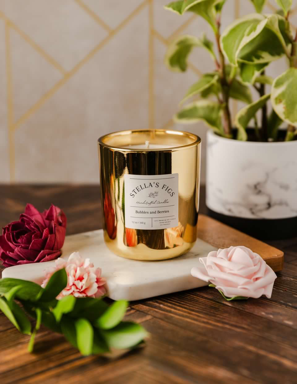 Luxury Gold Candle