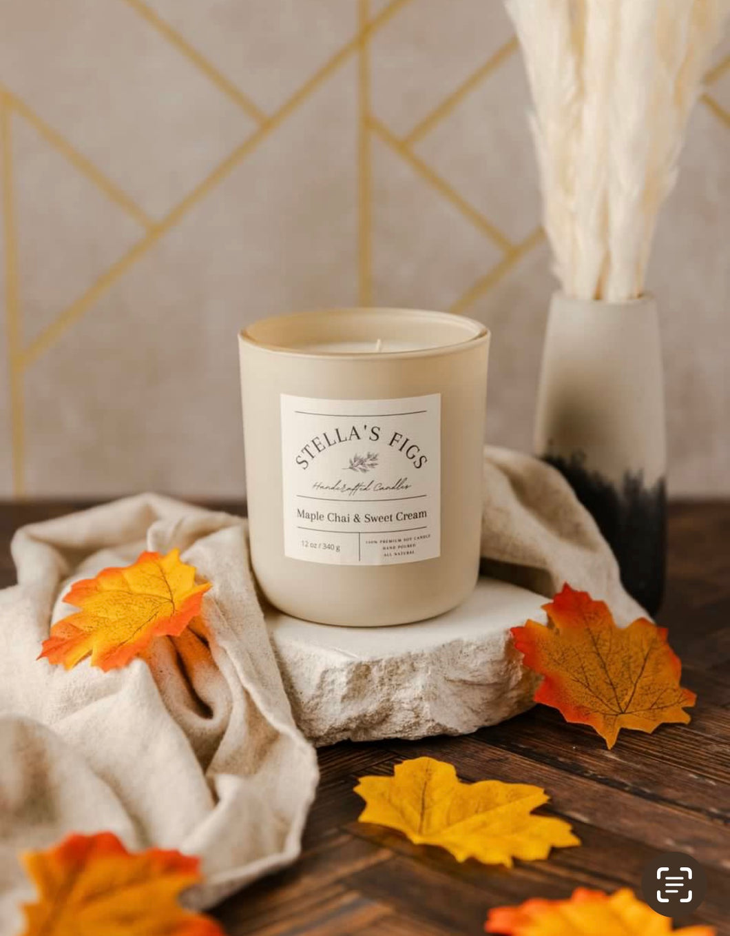 Fall Cream Candles