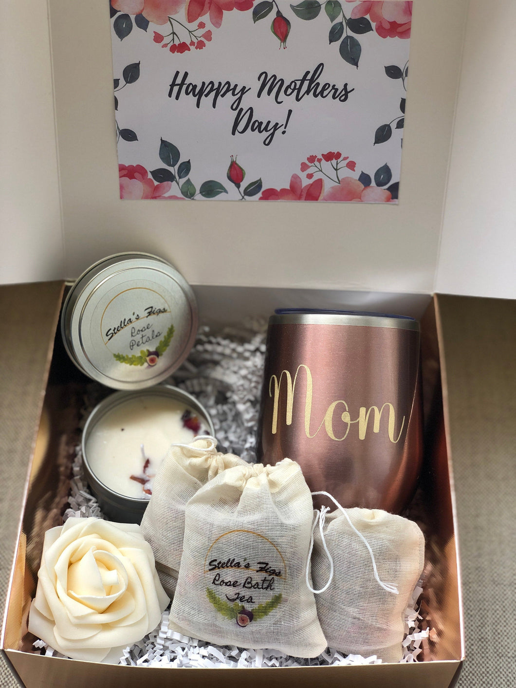 Rose Gift Box - Stella's Figs 